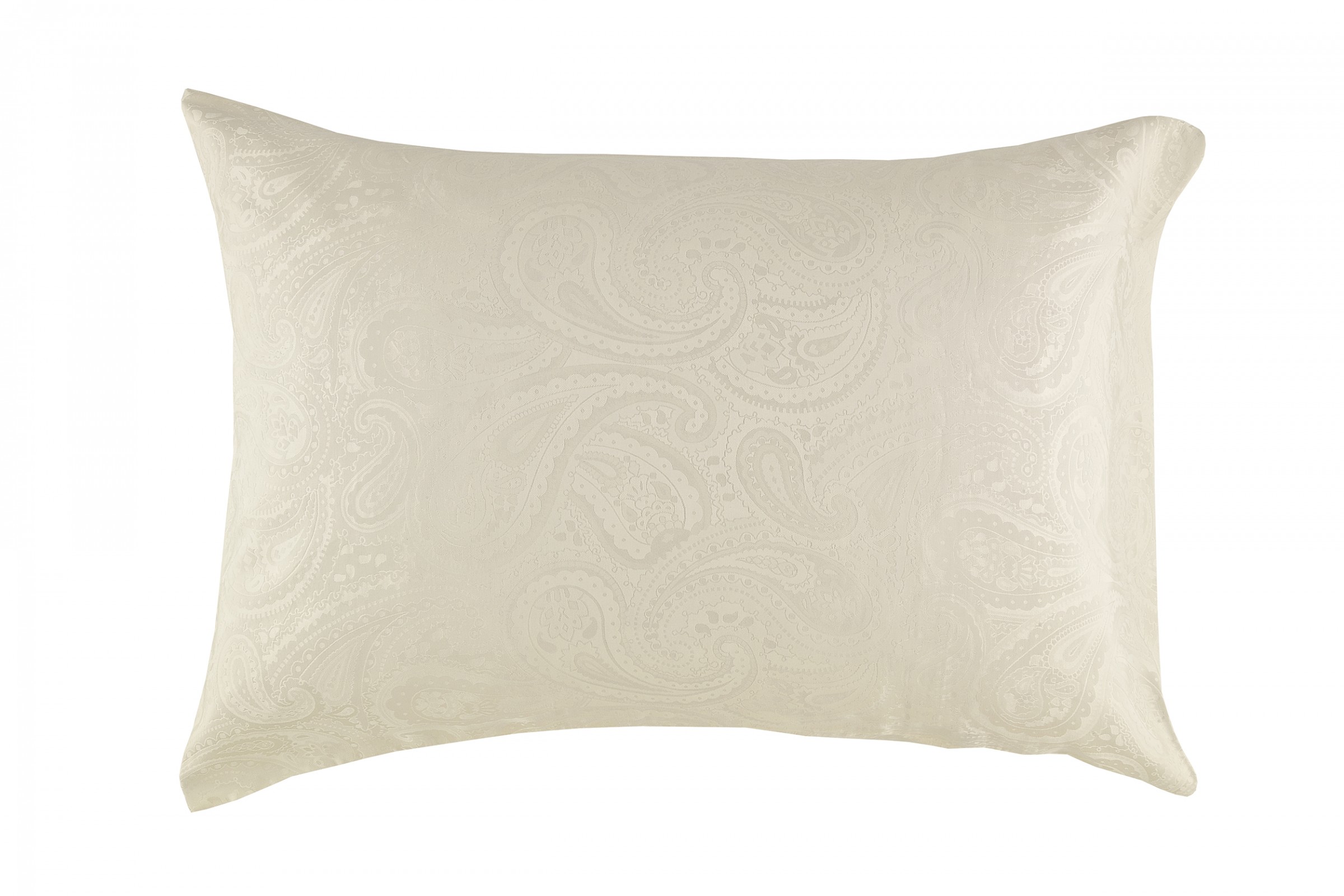 Fischbacher Soie Seide Paisley und uni Seide silber und champagne 860