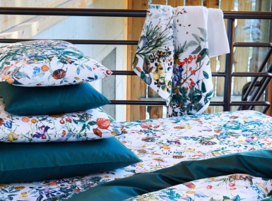 Christian Fischbacher Bettwäsche Waldboden D17 Jersey