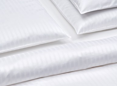 Christian Fischbacher Bettwäsche Manhattan D51 Satin weiß