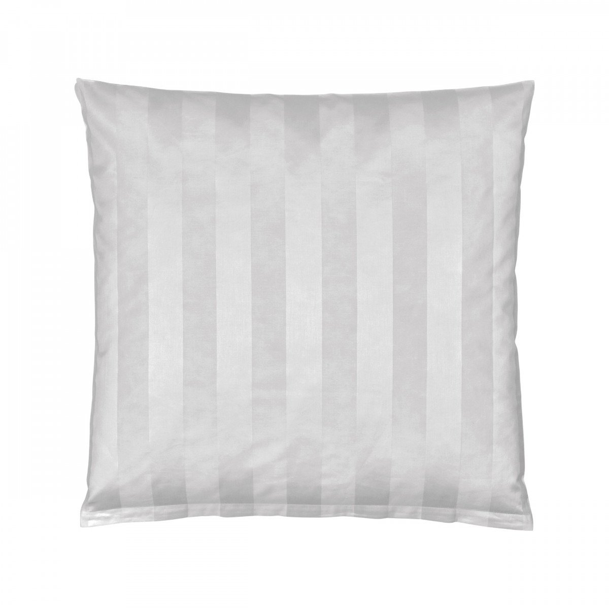 Fischbacher Bettwäsche Broadway D52 Satin weiß und grau – Bild 6