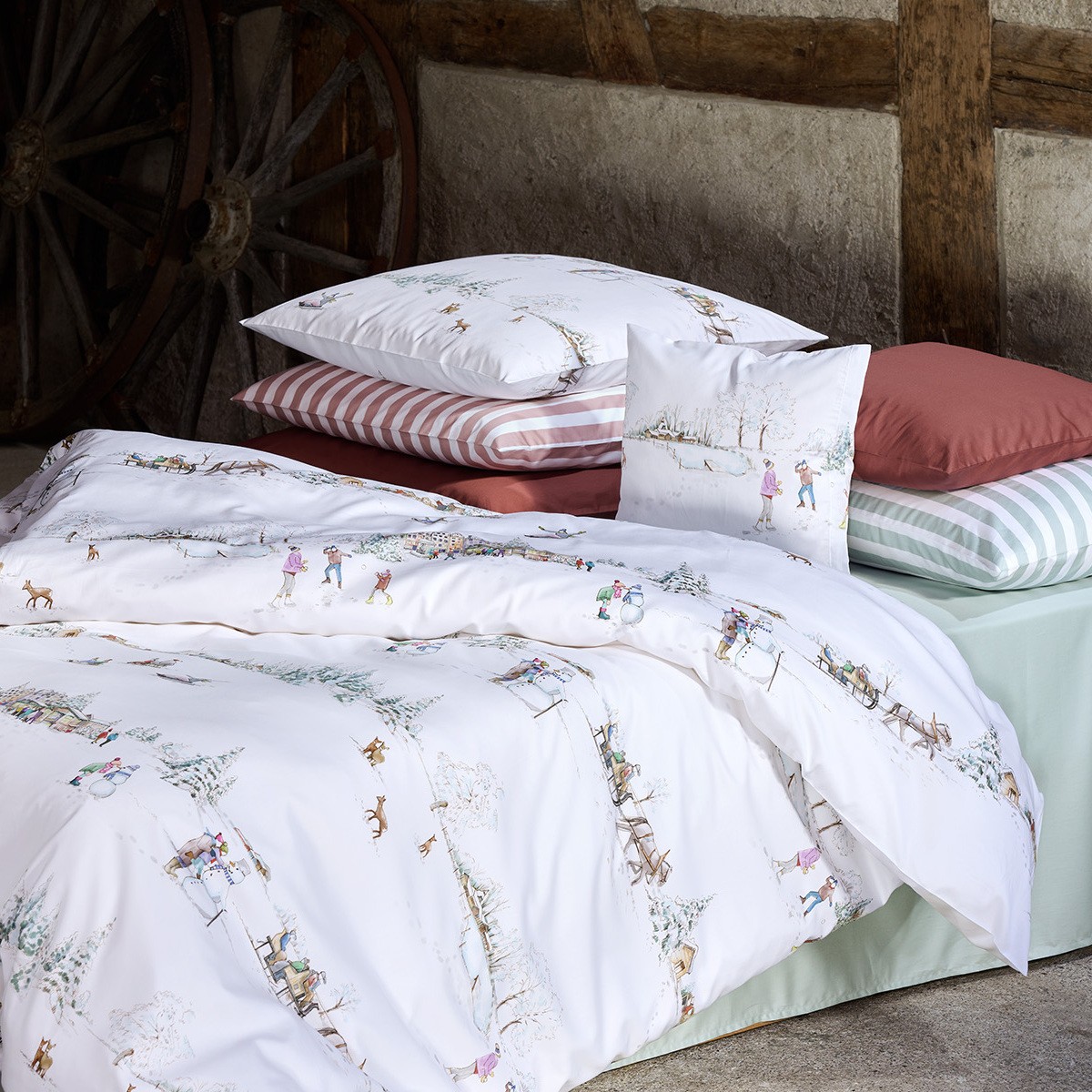 Fischbacher Bettwäsche Winterwonderland D82 Satin – Bild 3