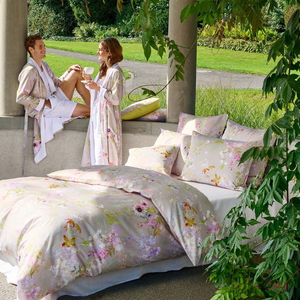 Fischbacher Mystic Garden D92 Hausmantel – Bild 3